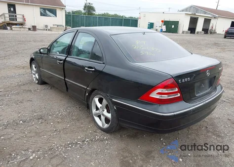 2006 Mercedes-Benz C 280 Luxury 4Matic из США, поврежденный, VIN WDBRF92H56F738281